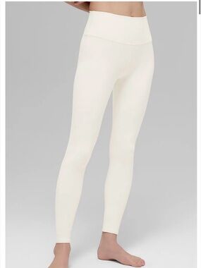 Alo High Waist Airbrush Leggings - ivory
